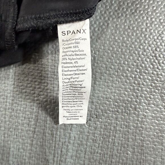 SPANX Pants Womens M Black Perfect Fit Ponte High Rise Flare Leg Stretch 20252R - Picture 4 of 8
